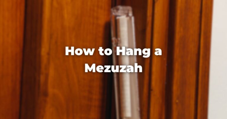 How to Hang a Mezuzah