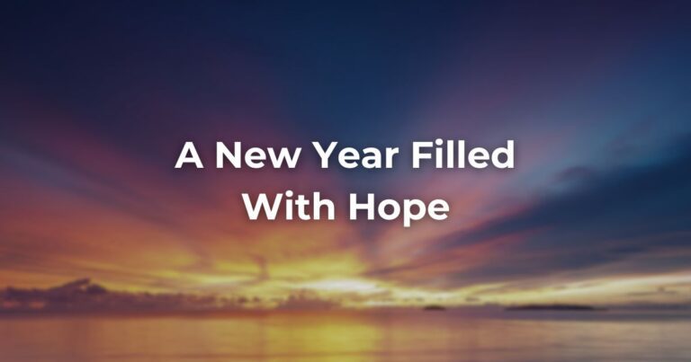 A New Year Filled With Hope