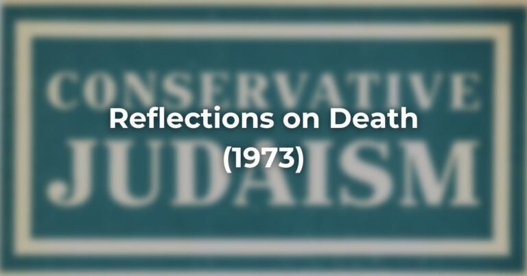 Reflections on Death (1973)